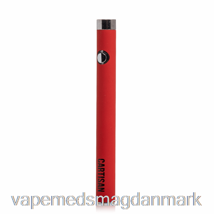 Vape Juice Cartisan Slim Button 280 510 Batteri Rød